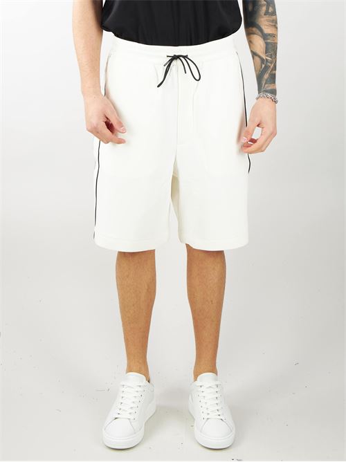 Bermuda shorts in double jersey with drawstring and logo tape Emporio Armani EMPORIO ARMANI |  | 3D1P691JHSZ128